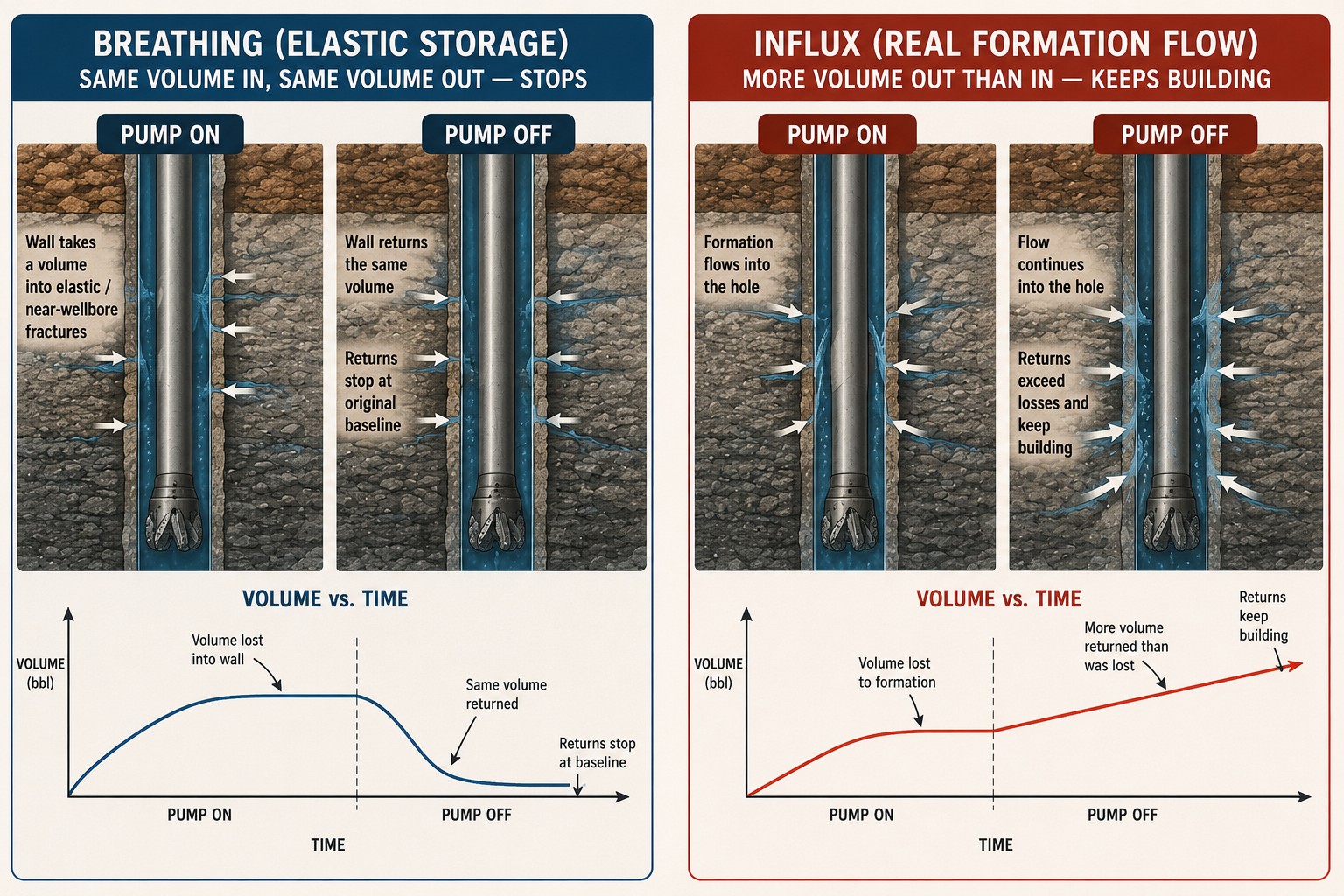 Wellbore Breathing versus Influx