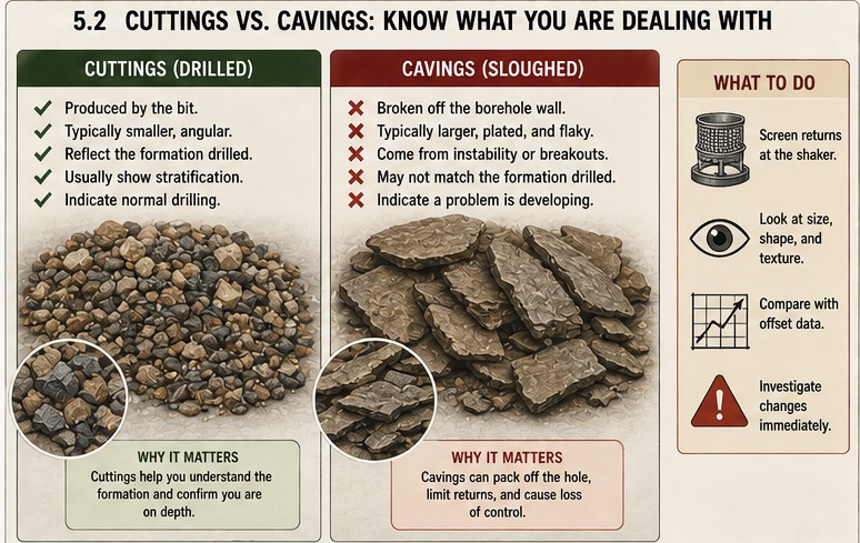 Cuttings and Cavings