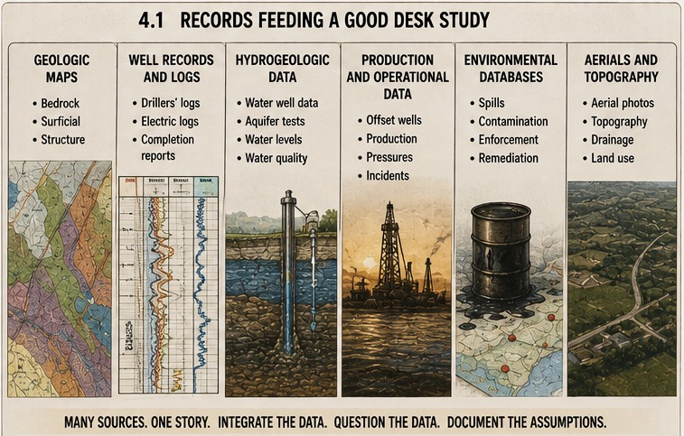The Records the Desk Study Draws On