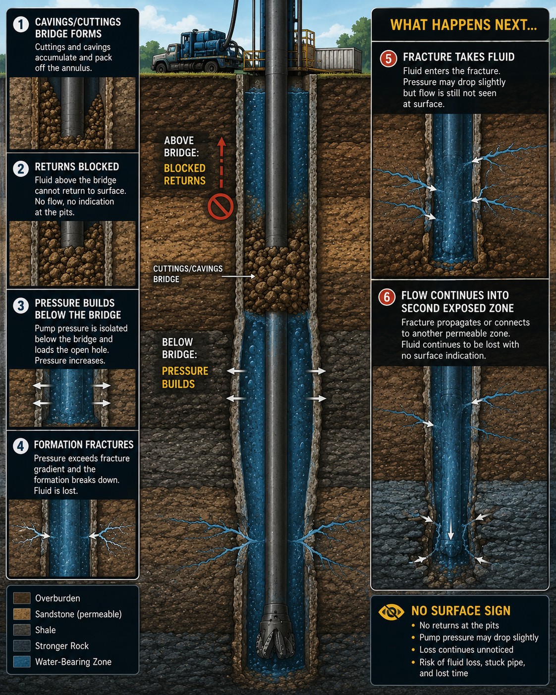 Pack-Off and Bridge Overpressure